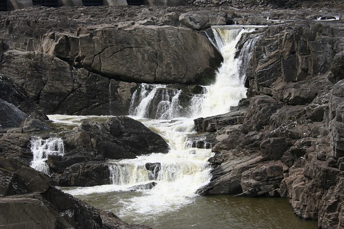new canada river waterfall rocks grand brunswick falls gorge