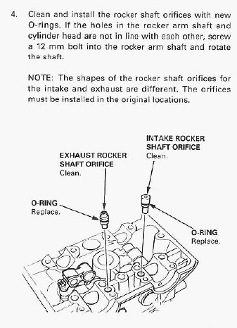 12250-PR3-000 Intake Rocker Arm Shaft Orifice Assembly Genuine Honda 