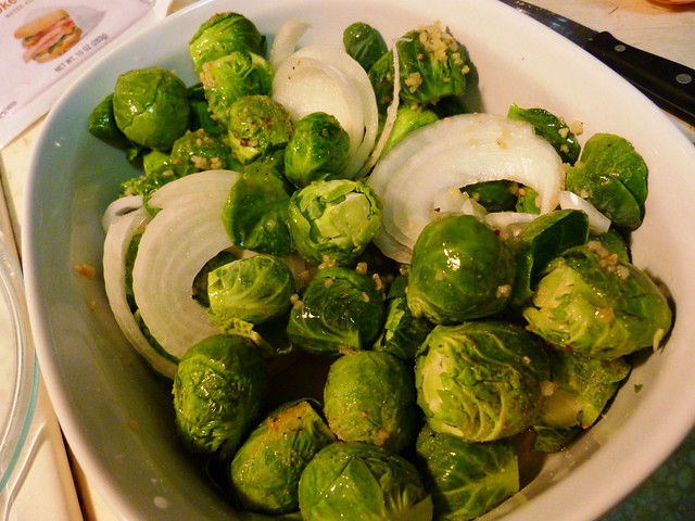 Meatless  Monday: Organic Brussels Sprouts