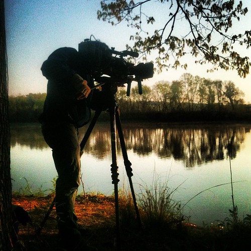 camera sunset red reflection film rock river square florida sony tripod lofi documentary rig squareformat f3 behindthescenes cameraman bts chattahoochee videographer sachtler iphoneography instagramapp uploaded:by=instagram whoownswater