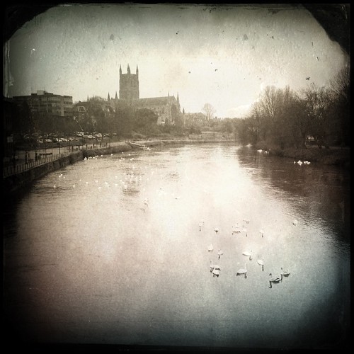 cameraphone mobile river phone cathedral cathedrals cellphone cell severn riversevern rivers mobilephone worcestershire worcester iphone severnside iphone5 iphoneography hipstamatic