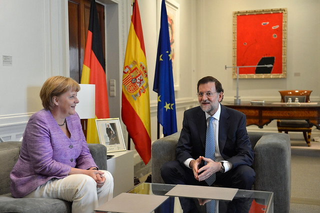 Merkel ed il Premier spagnolo Rajoy assieme in pellegrinaggio