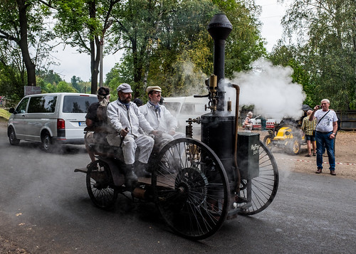 1886 baffrey steam automobile replica den otveřených dveří muzeum starých strojů žamberk 2016