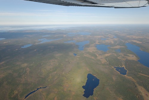 sky lake canada newfoundland view north lac aerial east terre airborne far vue 2012 aérienne neuve