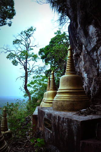 mountain stairs bells way thailand temple gold view tiger hill buddhism climbing tigertemple watthamsuea