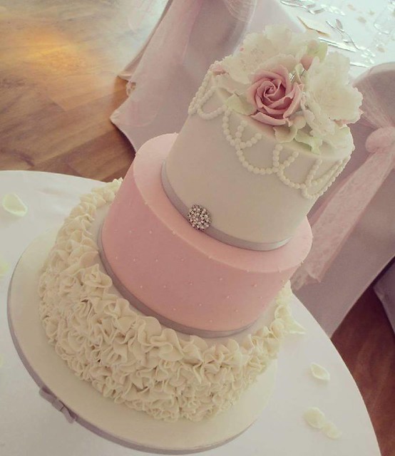 Impressive wedding Cake by Jo Morris of Cupcake Corner By Jo