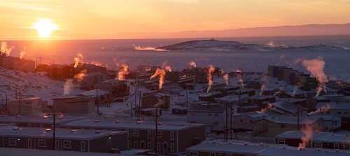 winter canada arctic nunavut iqaluit