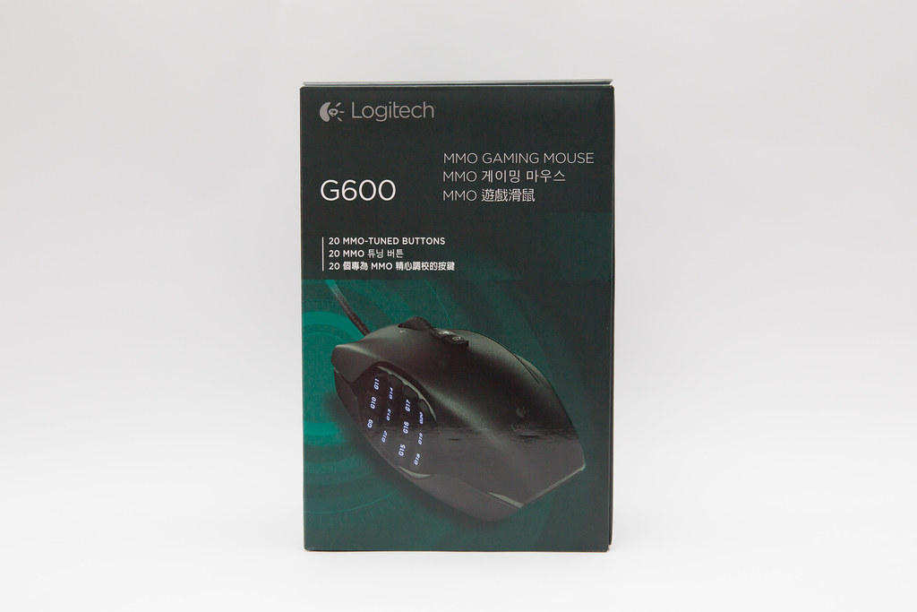 羅技 G600 遊戲滑鼠, 8200dpi, 20 按鍵打造 MMO 遊戲最佳夥伴 @3C 達人廖阿輝