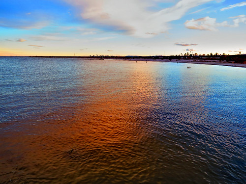 california blue sunset orange usa seascape water landscape unitedstates saltonsea desertshores 2013 canonpowershots100