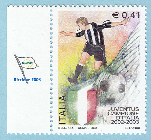 juventus campione d'italia stamp 2002-2003