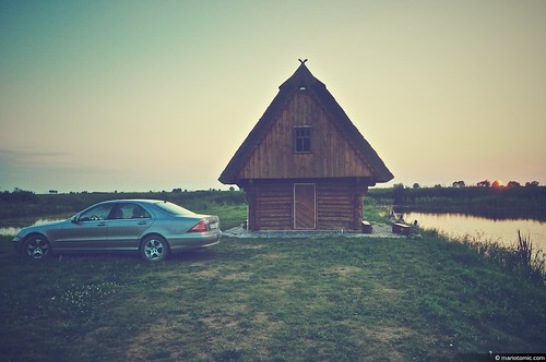 sunset house lake nature car mercedes cottage baltic latvia sigma1020mmf456exdchsm