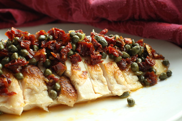 Chicken Breast with Sun-Dried Tomato and Capers 2