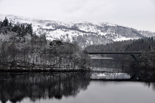 snow reflections perthshire bridges pitlochry lochfaskally greenparkhotel