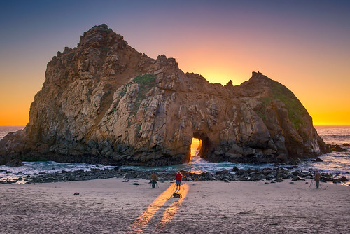 california sunset arch bigsur montereycounty pfeifferbeach pfeifferstatepark nikon2470mm keyholerock nikond800 goldengaterock