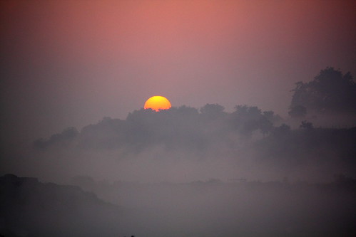 sunrise canon river eos holy narmada jabalpur 450d aksveer chhatt