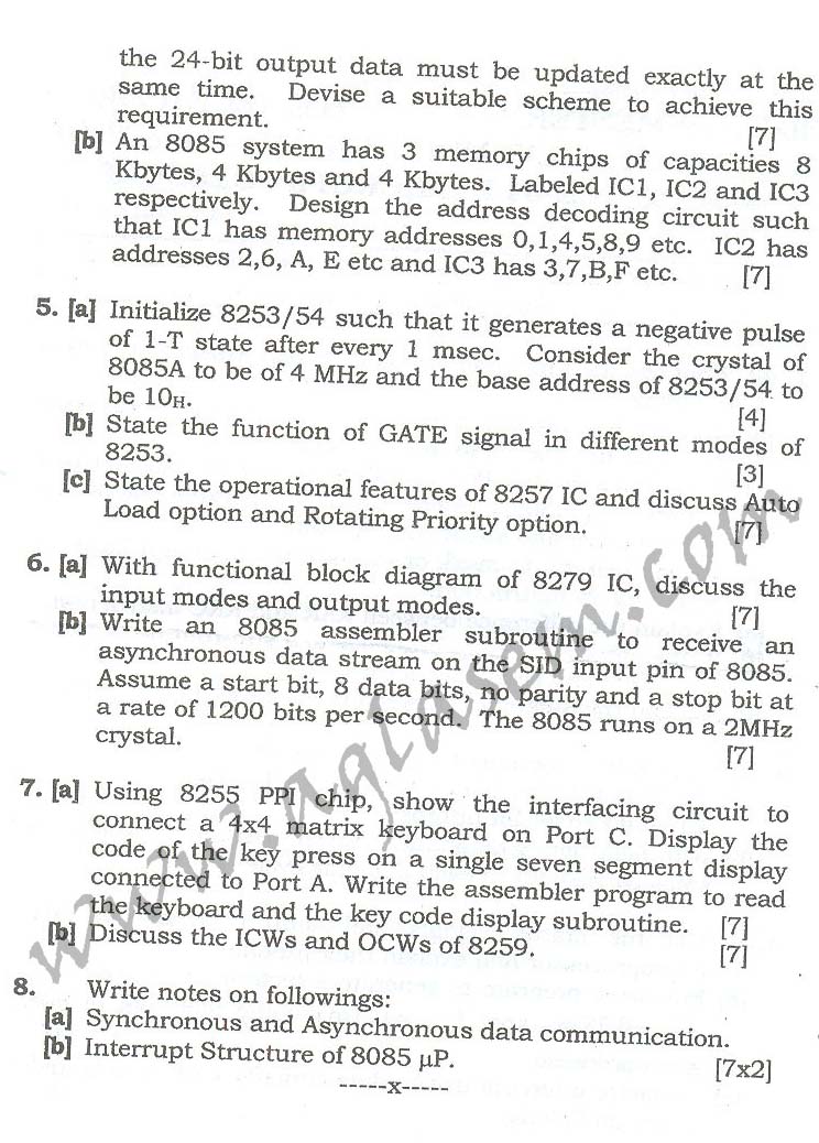 NSIT: Question Papers 2010  6 Semester - End Sem - EC-COE-ICE-311