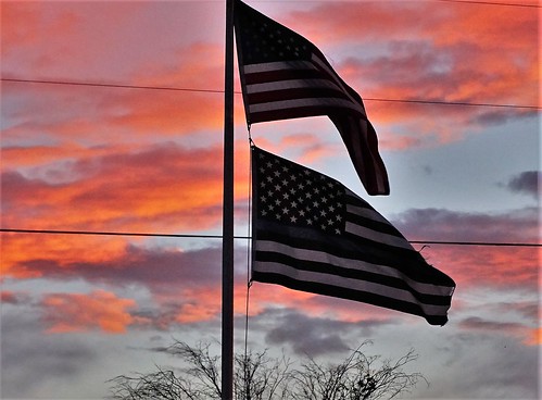 newmexico sunset flags