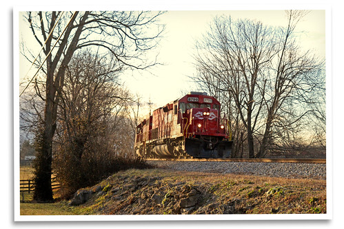 sunset train ky locomotive curve midway emd tunnelmotor sd40t2 dieselelectric rjcorman rjc8799