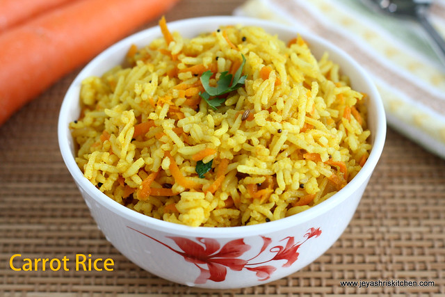 Carrot rice 2