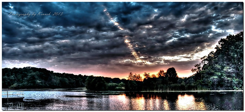 sunset summer sky sun lake water clouds nikon michigan hdr sunsetoverwater