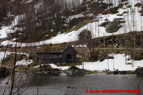 geo:lat=6083774605 geo:lon=558942419 geotagged hordaland matre matredal nor norvège norway storevatnet lac neige montagne norvegela