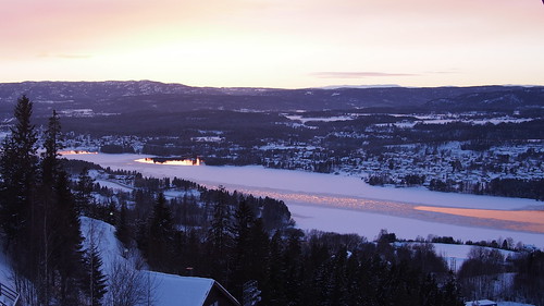 winter sunset snow norway norge