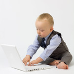 Baby Boy Typing