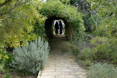 624-20100314-Malta-Il Bidnija Village-Ras Rihana House-garden path and tunnel