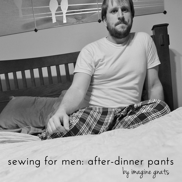 sewing for men: after-dinner pants