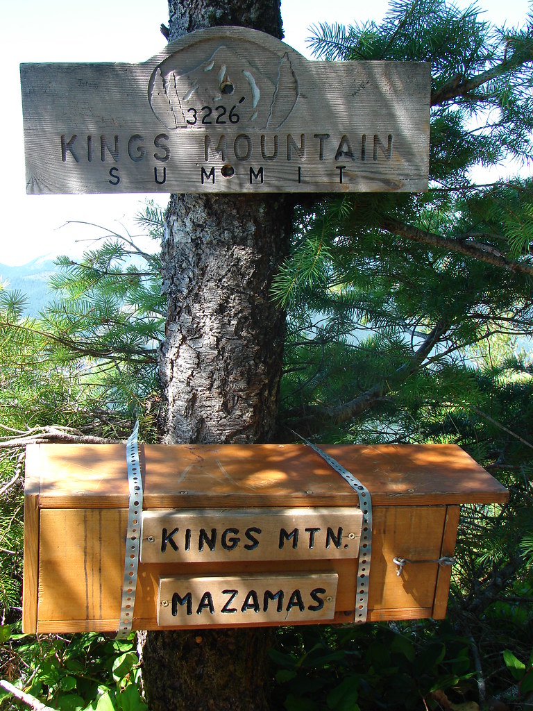 Kings Mountain summit register
