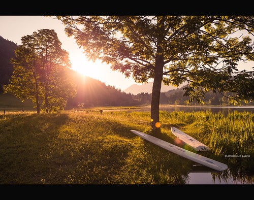 trees sun sports water playground sunrise earth earlymorning surfboard karwendel gerold nikond700 nikkor247028