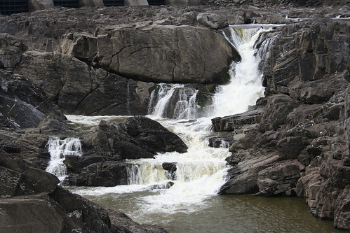 new canada river waterfall rocks grand brunswick falls gorge
