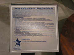 Atlas ICBM Launch Control Console Information