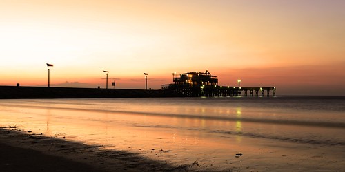 street longexposure morning orange sun galveston texture beach water silhouette yellow sunrise reflections photography dawn lights pier early am fishing sand nikon texas photographer smooth houston tranquility seawall fisher nikkor tranquil d800 1735mm 61st