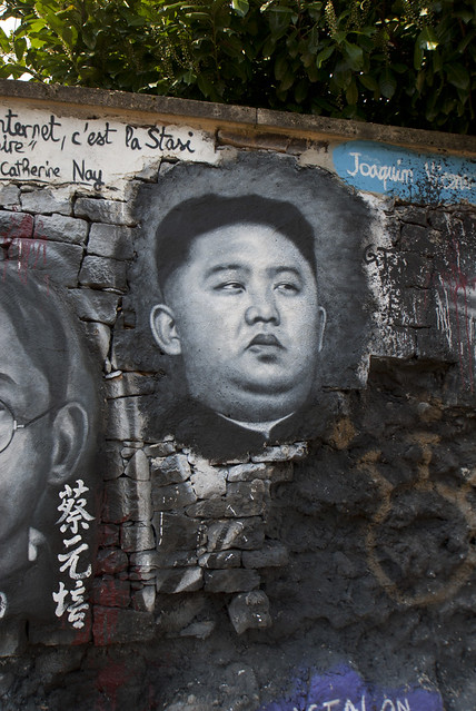 Kim Jong Un, painted portrait DDC_7877001 from Flickr via Wylio