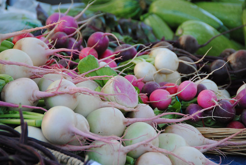 From beets to carrots to radishes, it's a great time to visit your local farmers market. You can find a market near you by searching the USDA's National Farmers Market Directory.