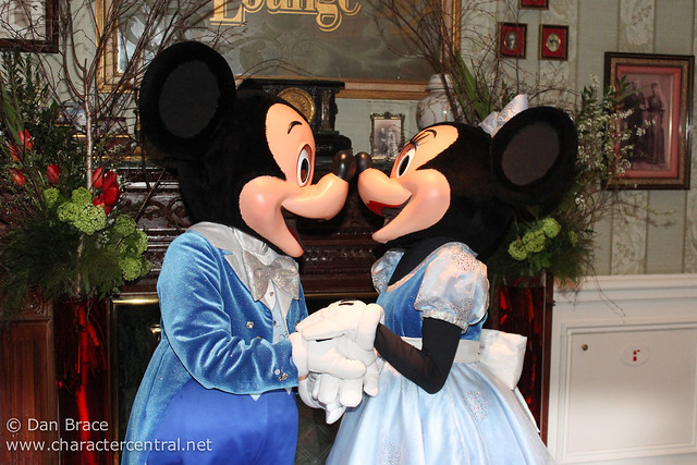 Meeting Mickey and Minnie Mouse