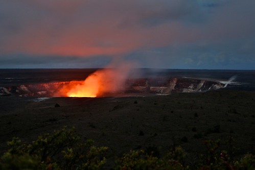 longexposure night landscape volcano hawaii hdr