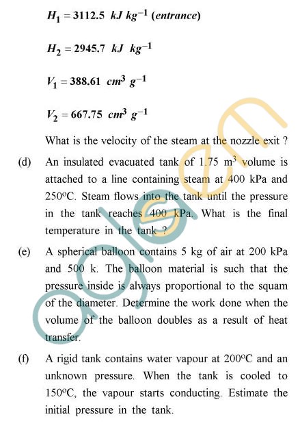 UPTU: B.Tech Question Papers - TCH-403 - Chemical Engineering Thermodynamics-I