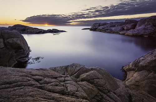 longexposure sunset sea norway evening rocks north eigerøy