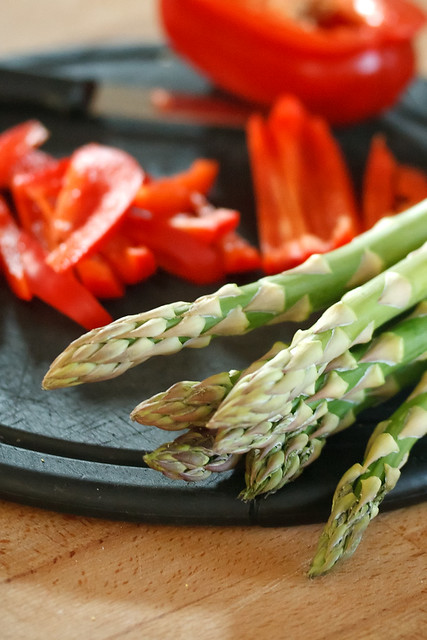 Asparagus and Peppers