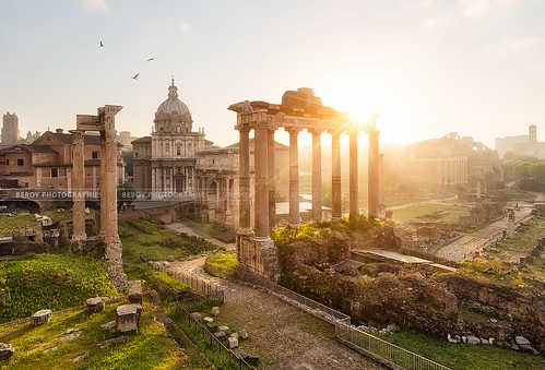 italy rome sunrise de temple soleil ruins roman forum ruin italie lever leverdesoleil romanum vestige raomain