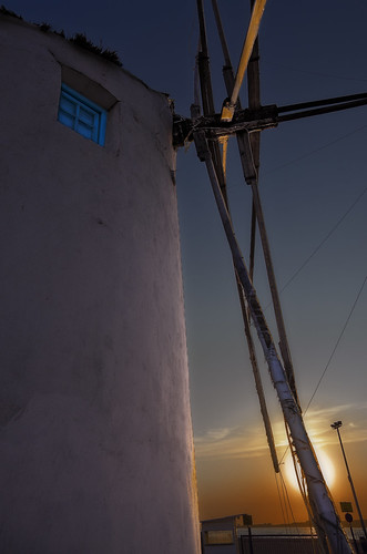 sunset windmill iso100 greece paros f4 parikia 11250 nikkor18200mm nikond7000 outstandingromanianphotographers