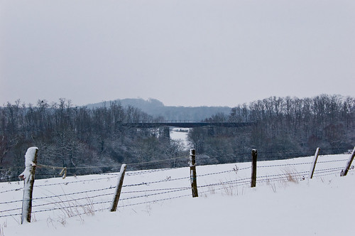 bridge winter snow train landscape driving 21 hiver rail railway pont neige paysage janvier balade 2013 ferroviaire