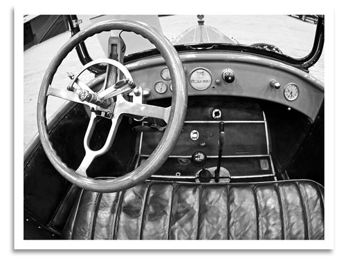 blackandwhite bw classic car vintage mono antique lexington ky restored dashboard preserved steeringwheel bluegrasstrust kentuckyhorsepark 1918cadillac antiquesgardenshow alltecharena