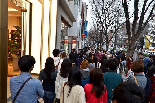 Crowds in Harajuku, Tokyo