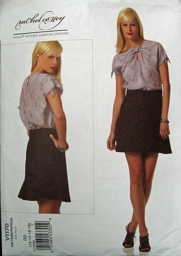 Vogue 1170 skirt and top