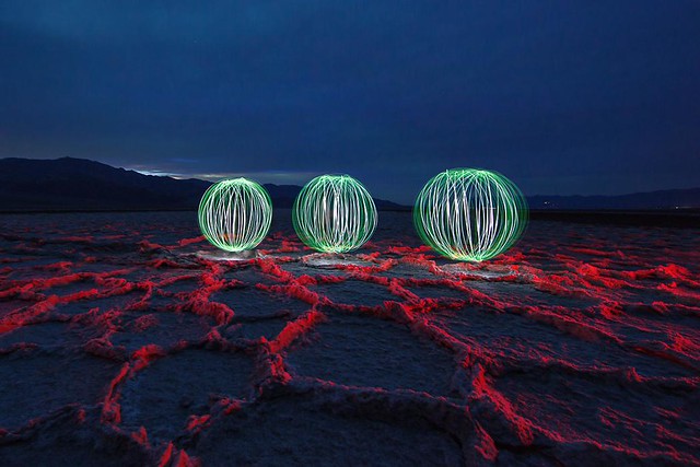 Light Painting in Badwater Basin