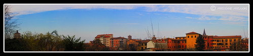 city sky italy clouds italia nuvole view towers centro cielo panoramica vista piacenza torri città campanili
