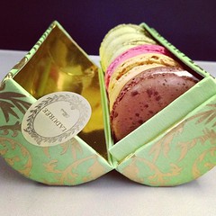 All good things must come to an end. Macarons for the flight home. Au revoir, Paris. We had a lovely and delicious time.